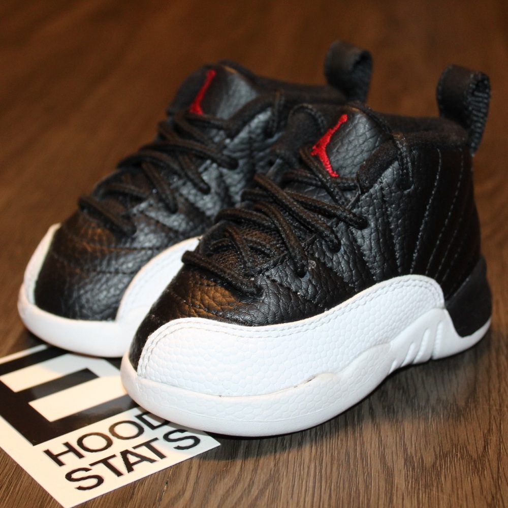 Air Jordan 12 Retro Playoffs Infant Size 4c Sneakers - Picture 6 of 13